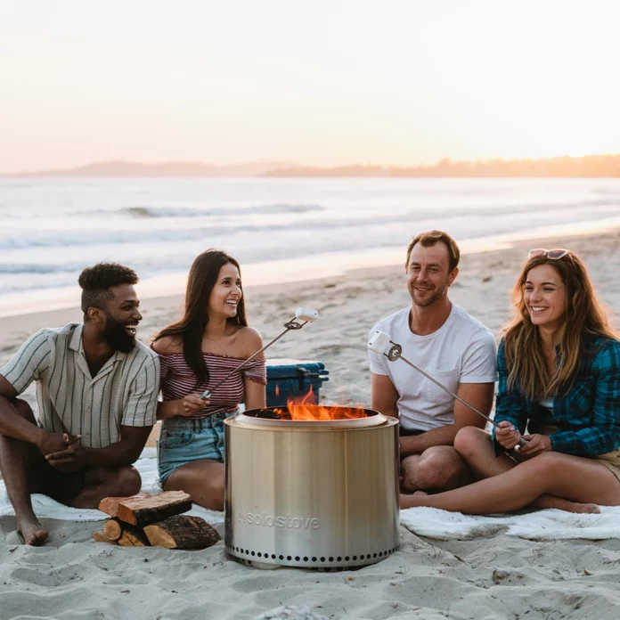 Solo Stove Bonfire on the Beach