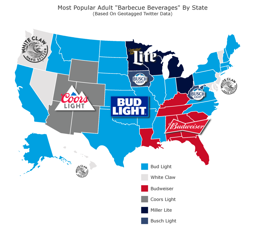 Barbecue Beverage Map