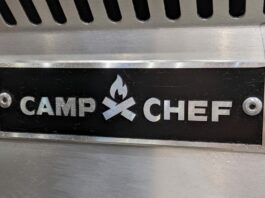 Camp Chef Logo on a Grill