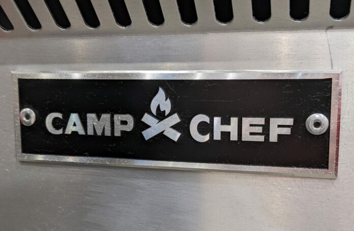 Camp Chef Logo on a Grill