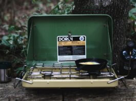 Camp Stove with 1 lb Propane Tank