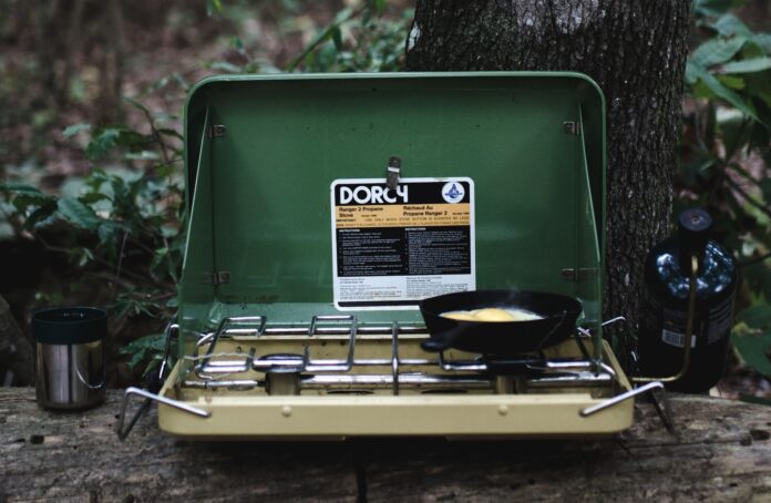 Camp Stove with 1 lb Propane Tank