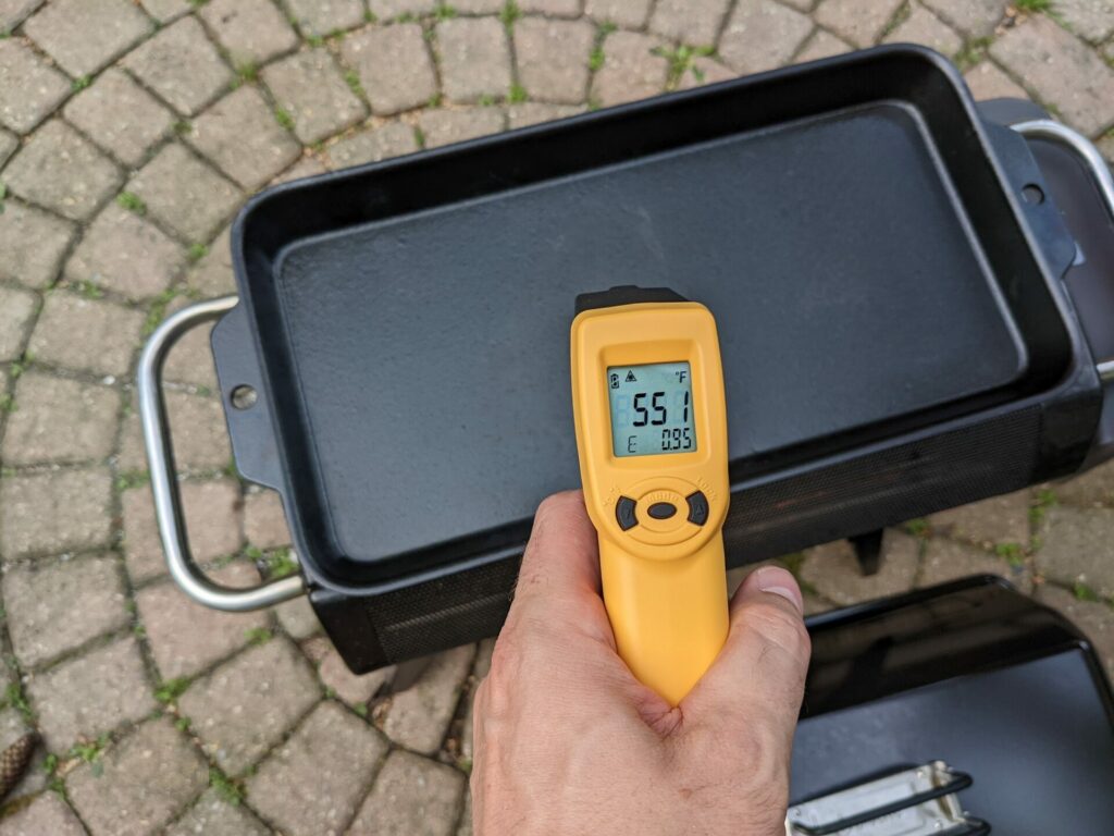 BioLite FirePit+Griddle Temperature