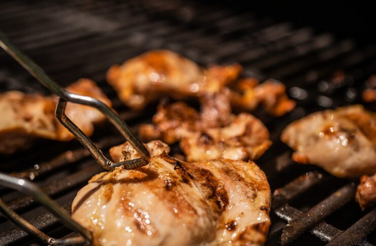 Chicken on a Weber Grill