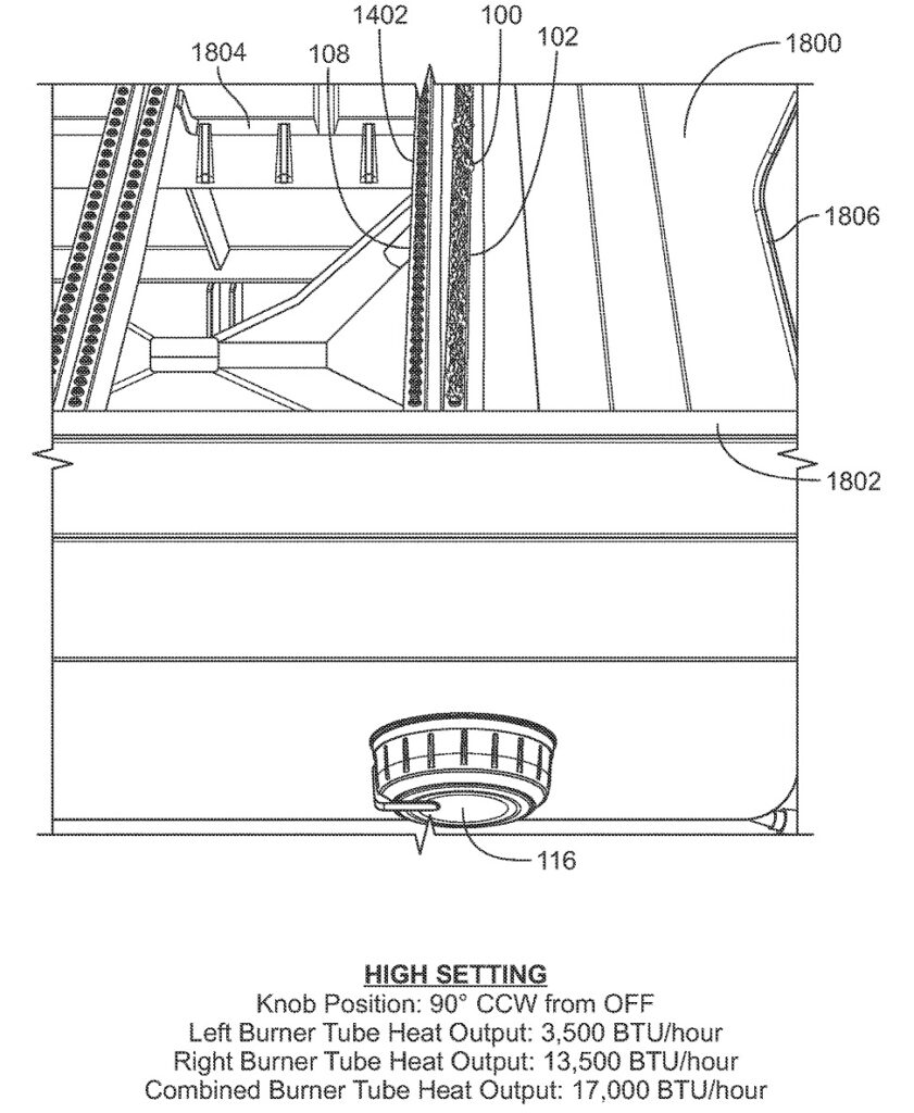 Weber Dual-Burner Assembly High Setting