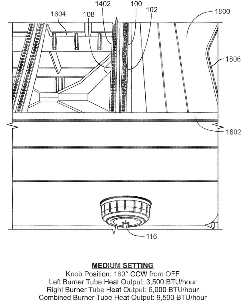 Weber Dual-Burner Assembly Medium Setting