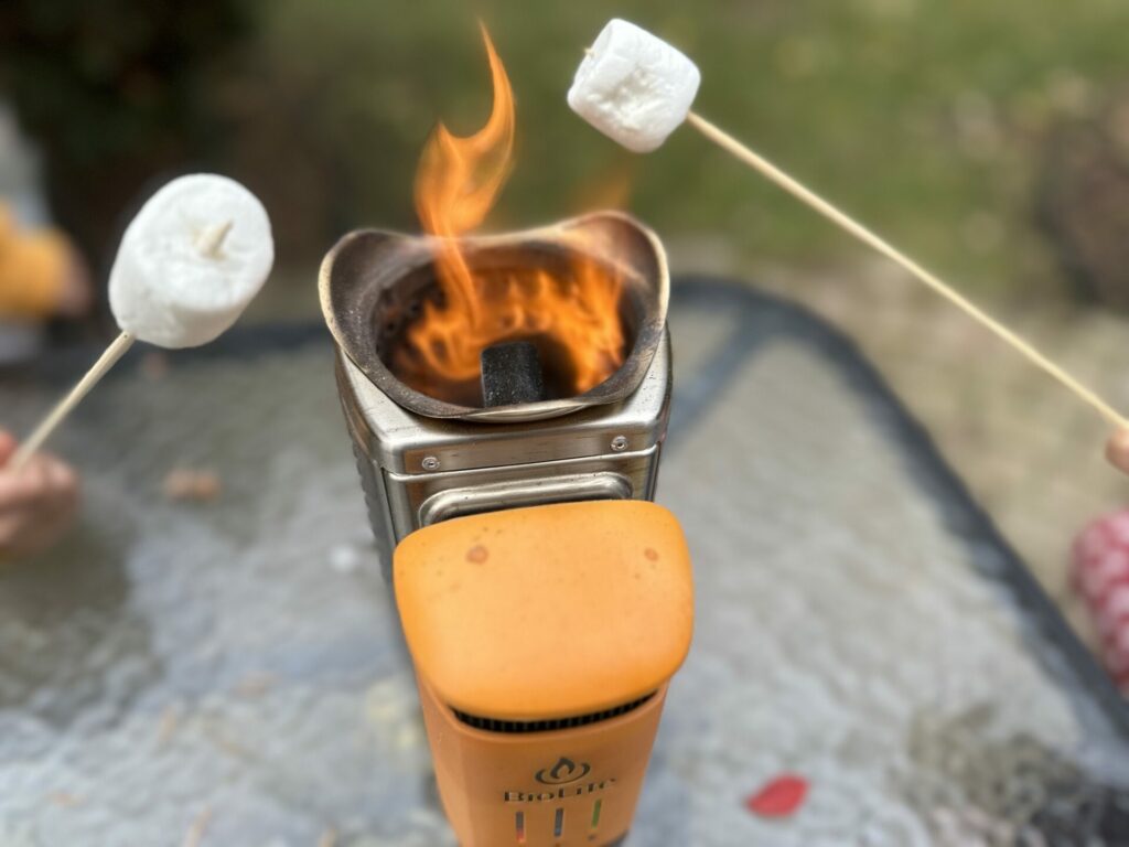 Cooking Marshmallows on the BioLite CampStove 2+