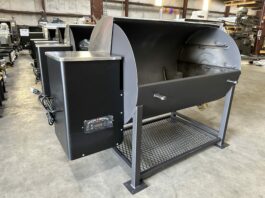 Pitts & Spitts Pellet Grills in a Line