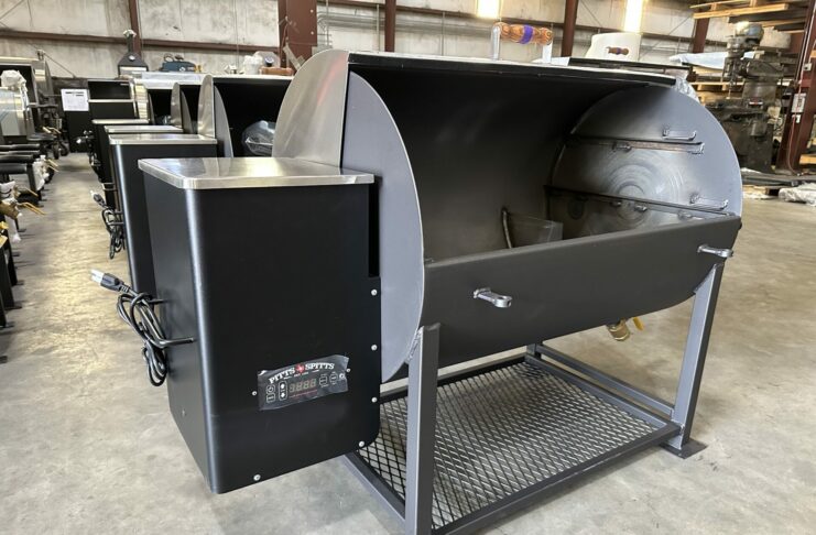 Pitts & Spitts Pellet Grills in a Line