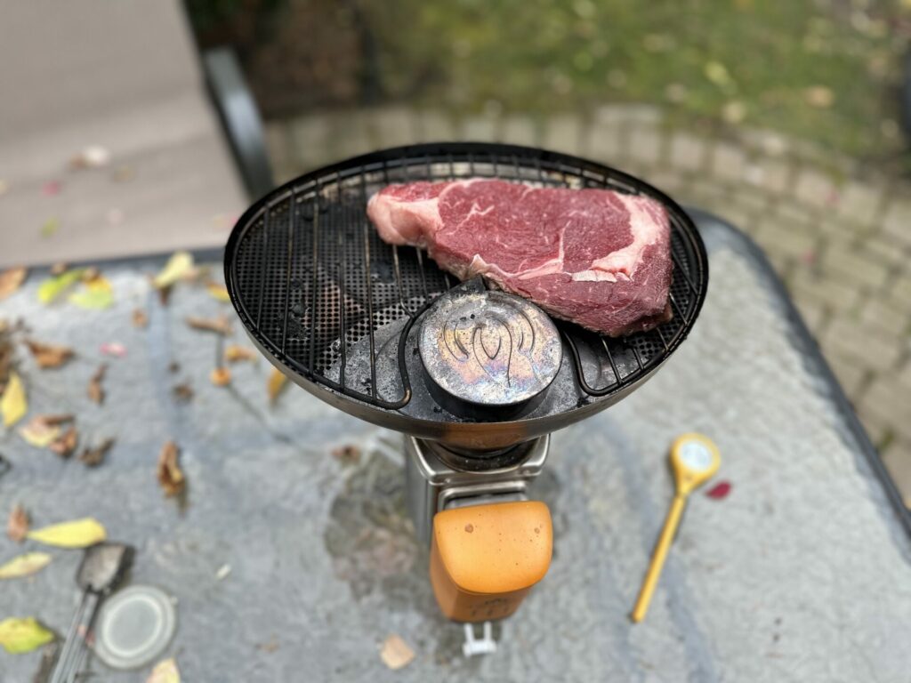 Ribeye on the BioLite CampStove 2+