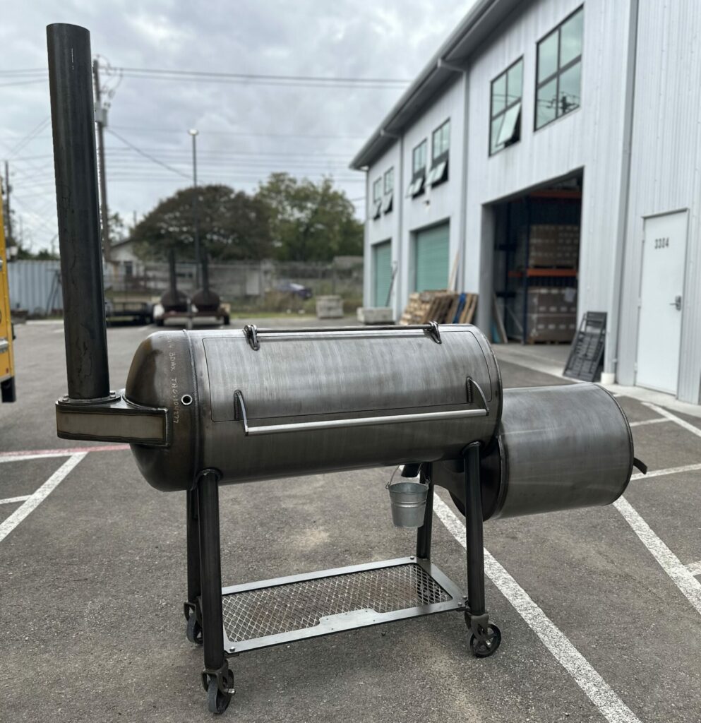 Finished Franklin Barbecue Pit Front View