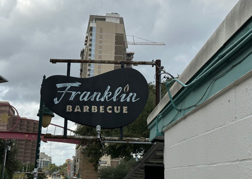 Franklin BBQ Sign