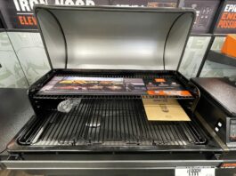 New Traeger Ironwood XL Open at Home Depot