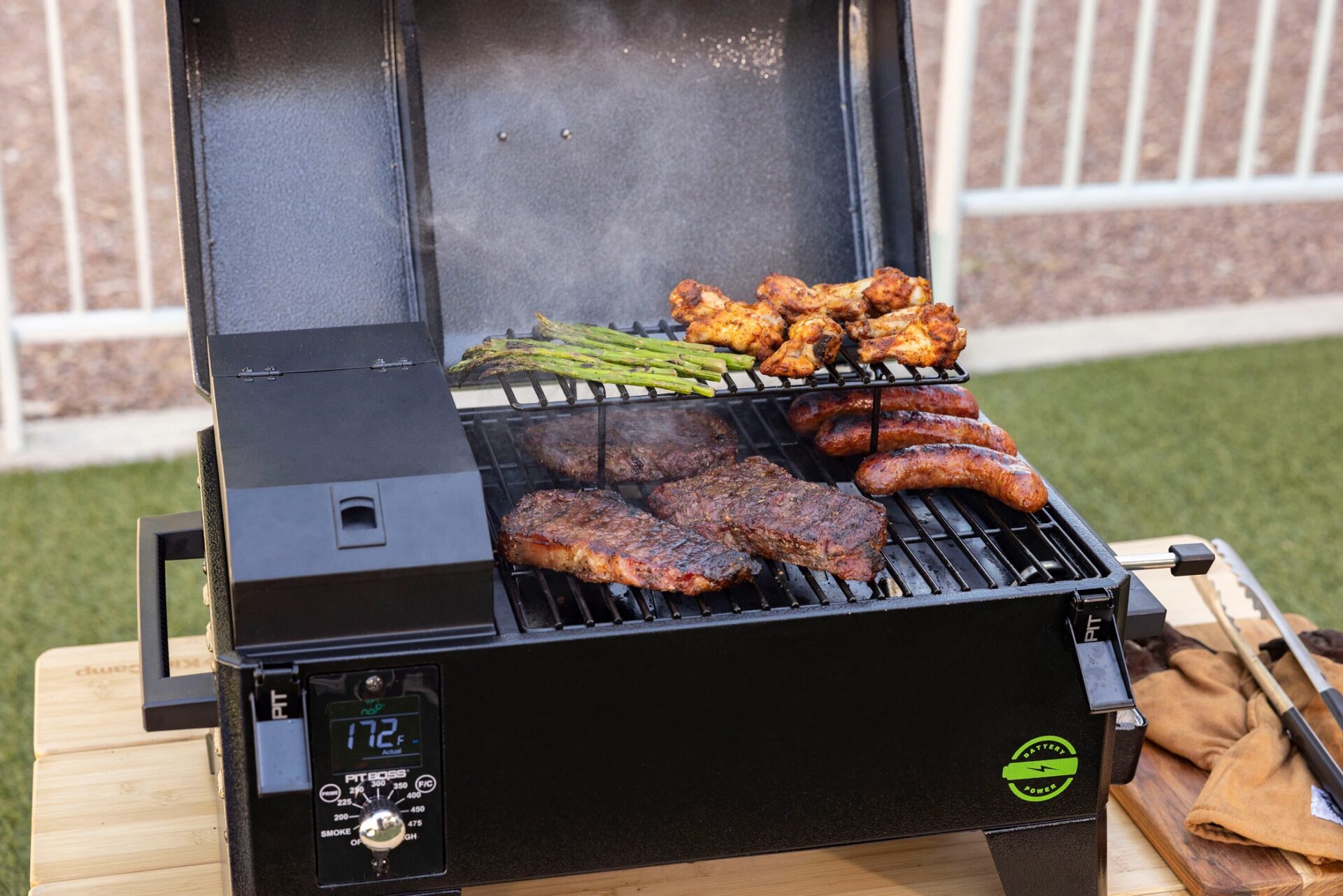 Pit Boss Releases a Battery Powered Portable Pellet Grill CookOut