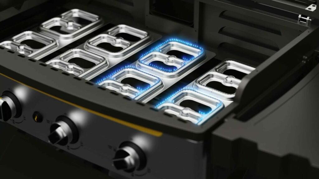 The HALO Elite Outdoor Griddle Does What Other Griddles Can't CookOut News Grill Business