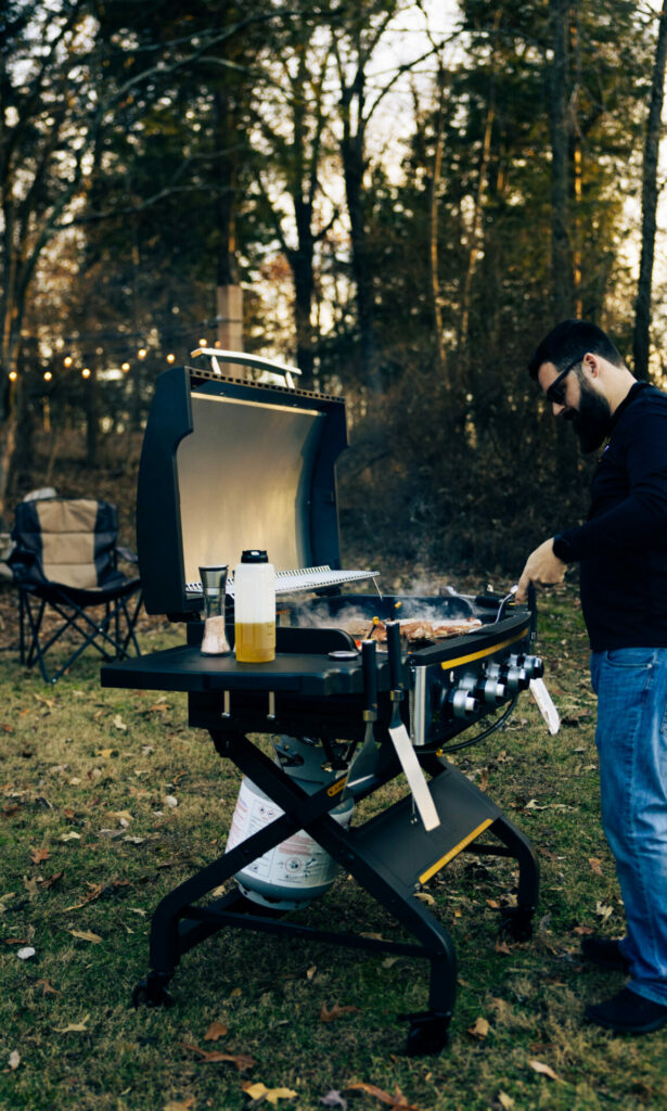 HALO Elite4B Griddle Cooking