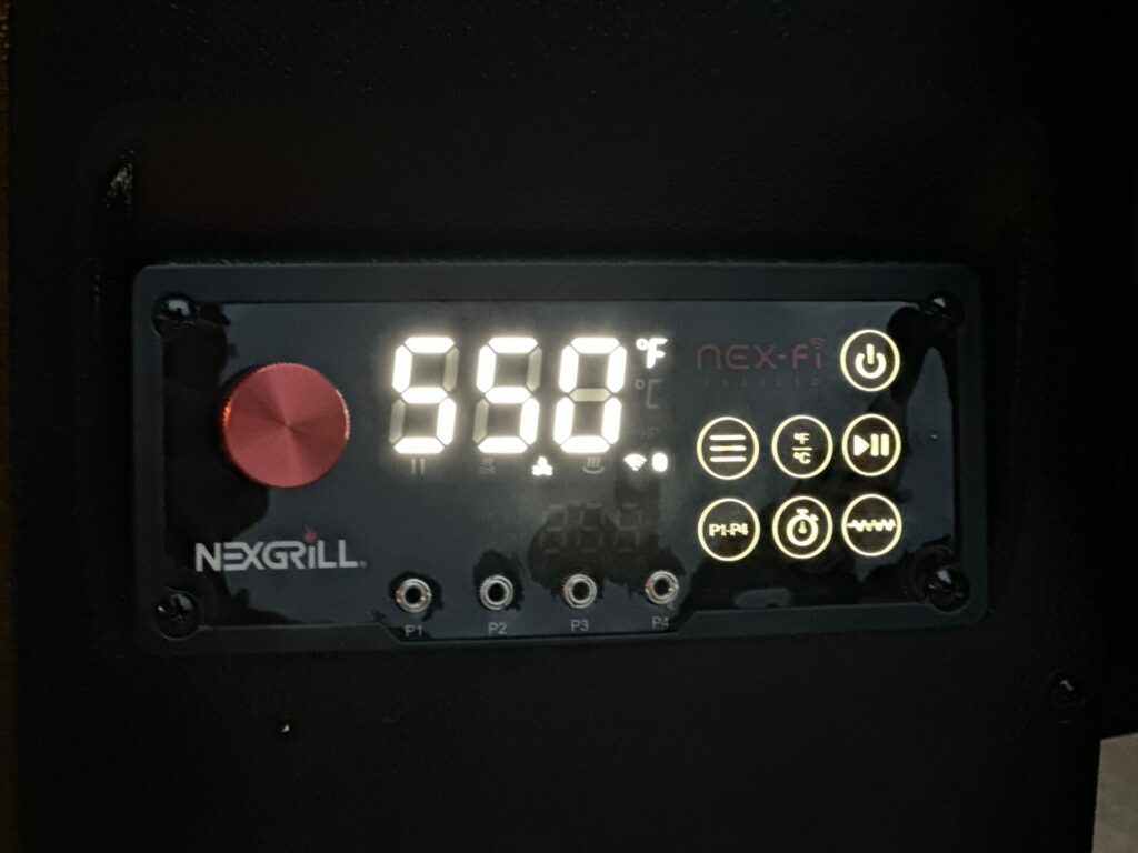 Max Temp on a Nexgrill Oakford Pellet Grill