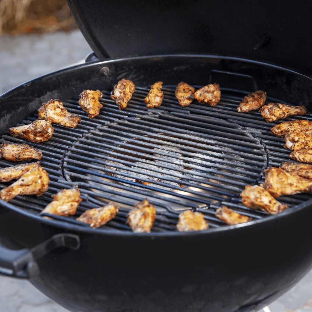 Weber Charcoal Controller Cooking Chicken Wings