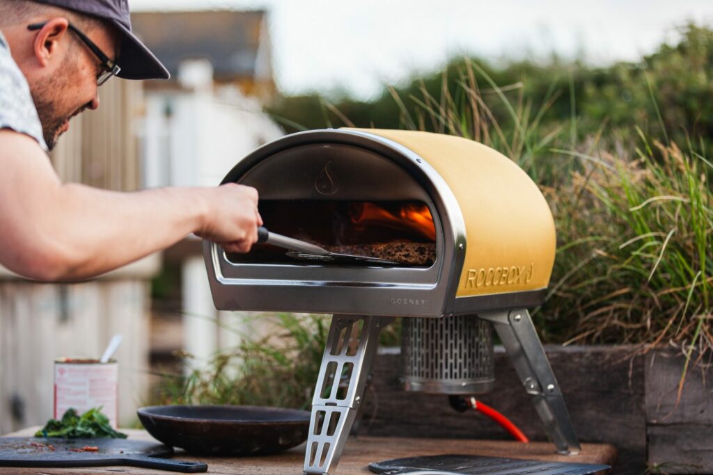The LimitedEdition Yellow Gozney Roccbox Brings Color to Your Yard