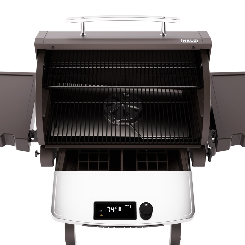 HALO Prime Pellet Grill Dual Auger Hopper