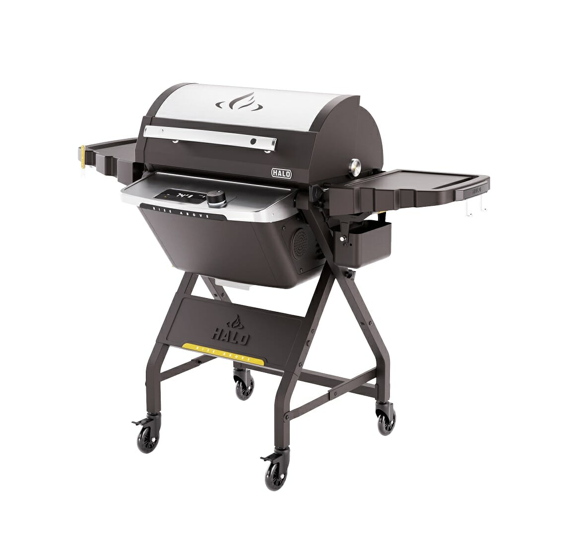 HALO Prime Pellet Grill at an Angle