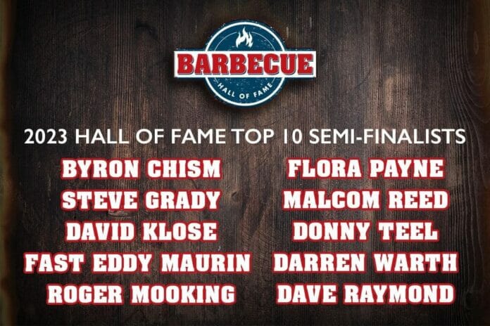 BBQ Hall of Fame 2023 Top 10 Semi-Finalists