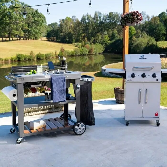 Char-Broil Entertainer Deluxe Cart with Grill