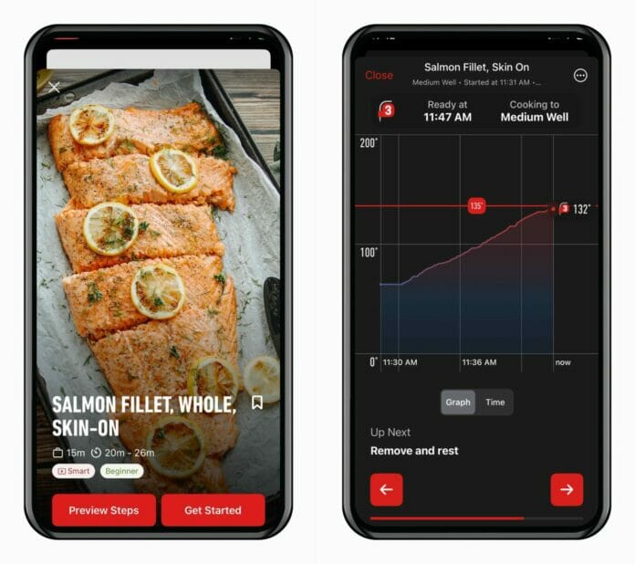 Weber Connected Smart Grill 2.0 App Salmon