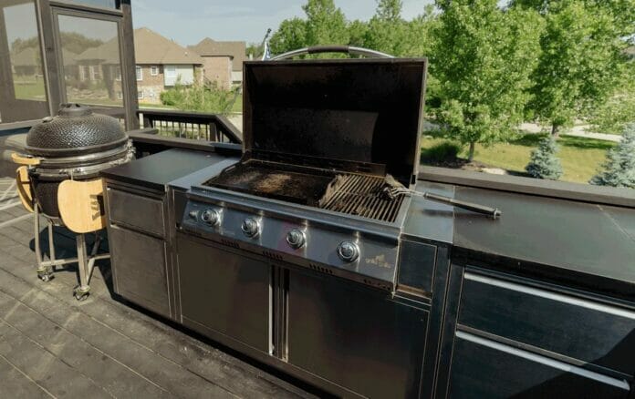 Grilla Grills Primate Gas Grill Built-in Cabinet