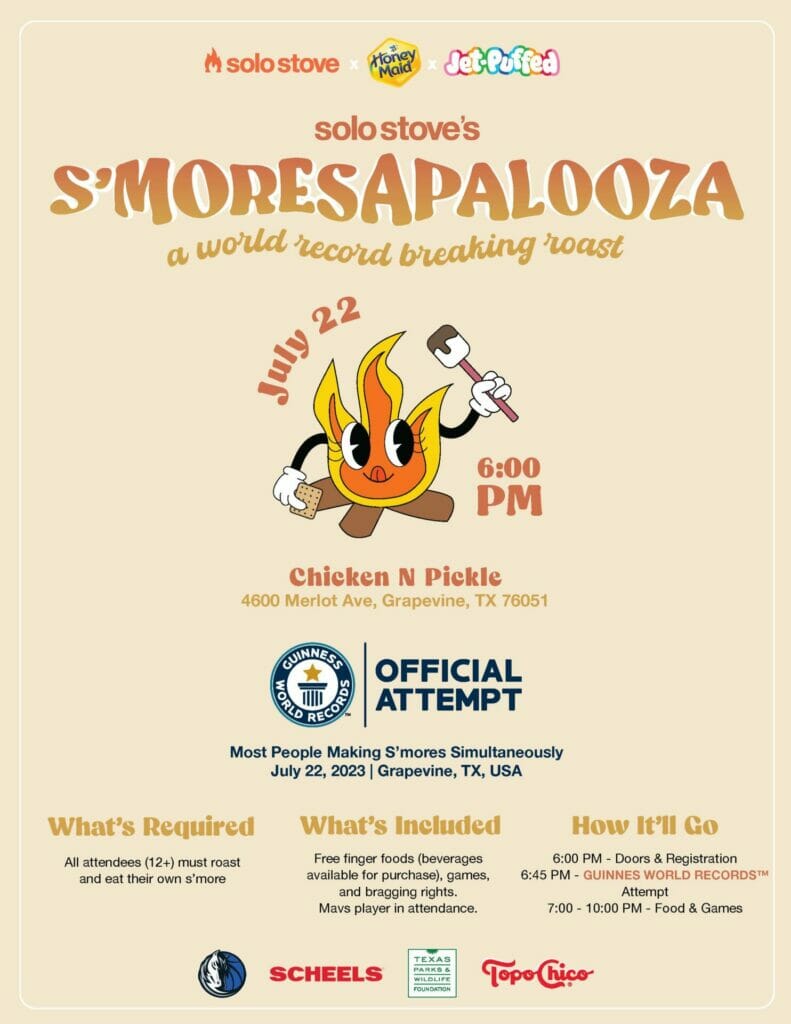 Solo Stove S'Moresapalooza World Record Attempt