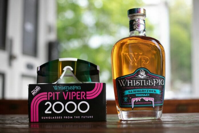 WhistlePig SummerStock Whiskey and Pit Viper SummerStock 2000s Glasses
