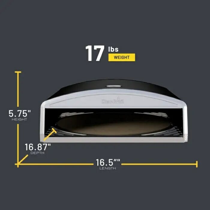 Char-Broil Pizza Oven Accessory Dimensions