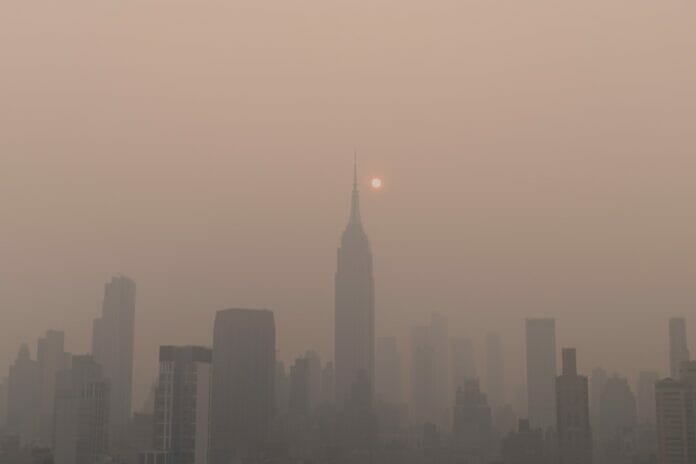 Wild Fire Smoke in NYC