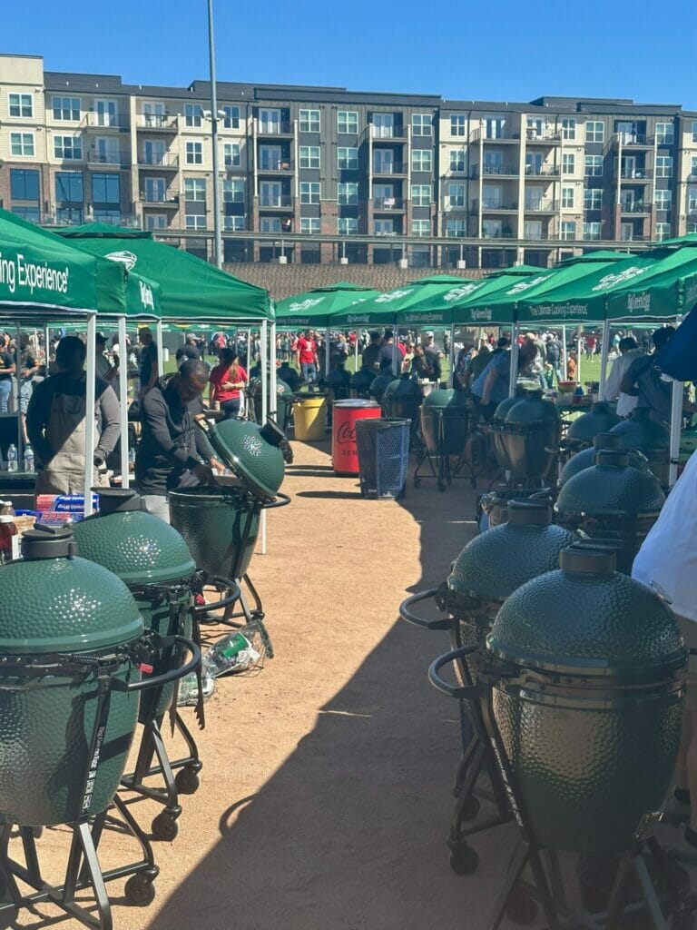 Cooks at Big Green Egg EGGtoberfest