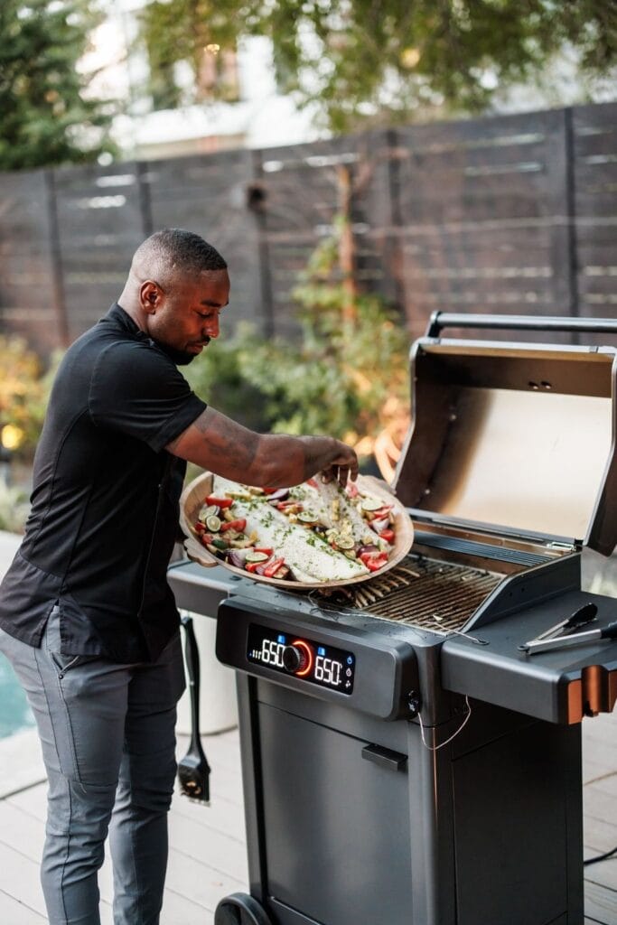 Cooking on the Current Electric Grill