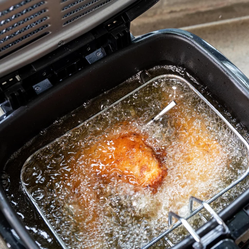 MEATER 2 Plus Wireless Thermometer in Deep Fryer