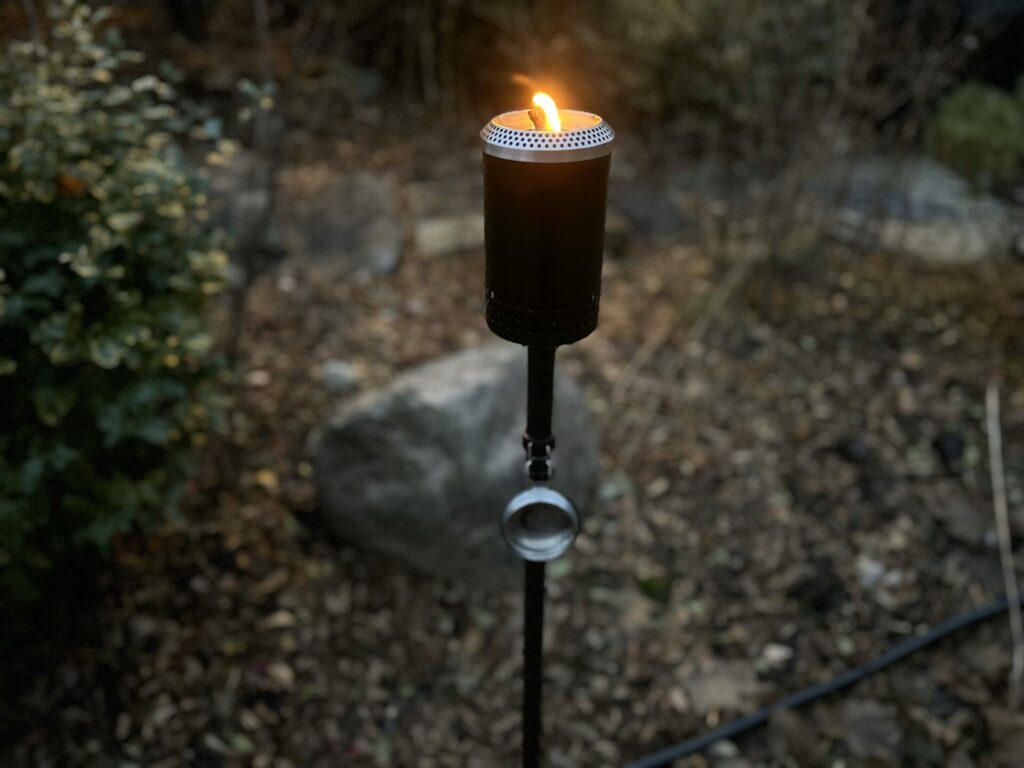 Solo Stove Mesa Torch Lit