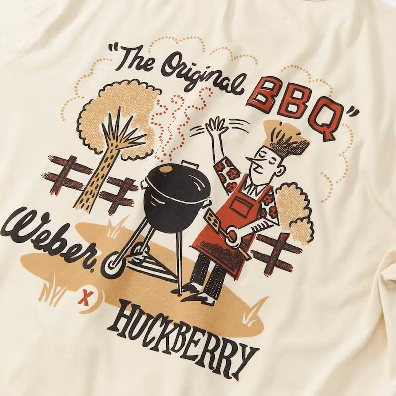 Weber x Huckberry Retro Kettle Shirt Back