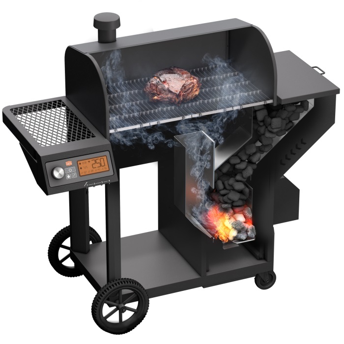 Oklahoma Joe's Tahoma Auto-Feed Charcoal Smoker - How it Works