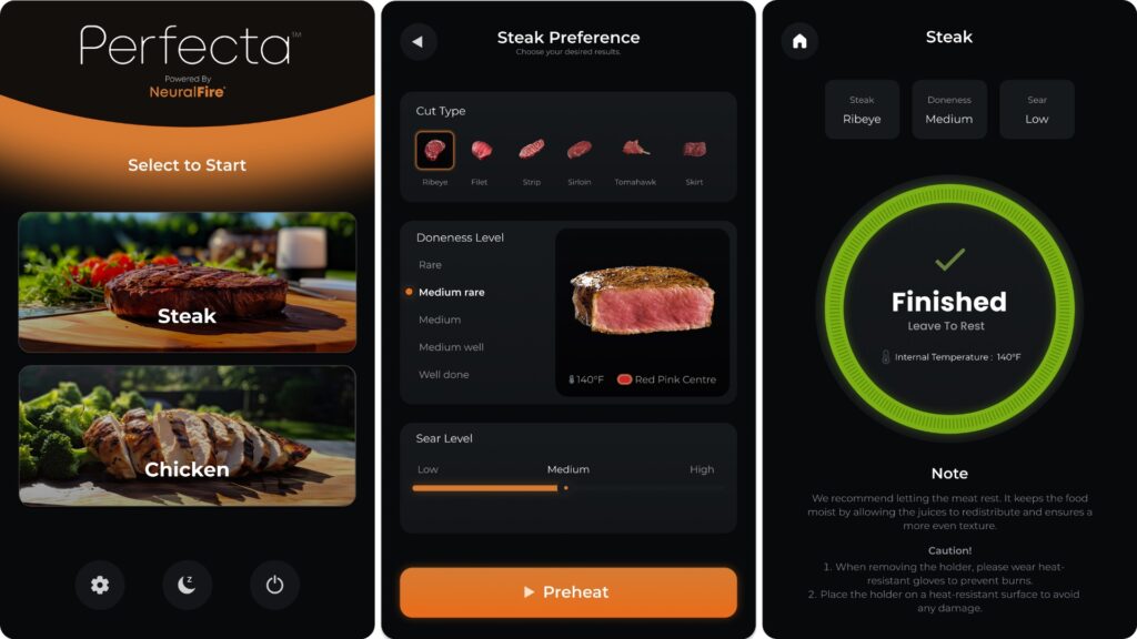 SEERGRILLS Perfecta - Interface