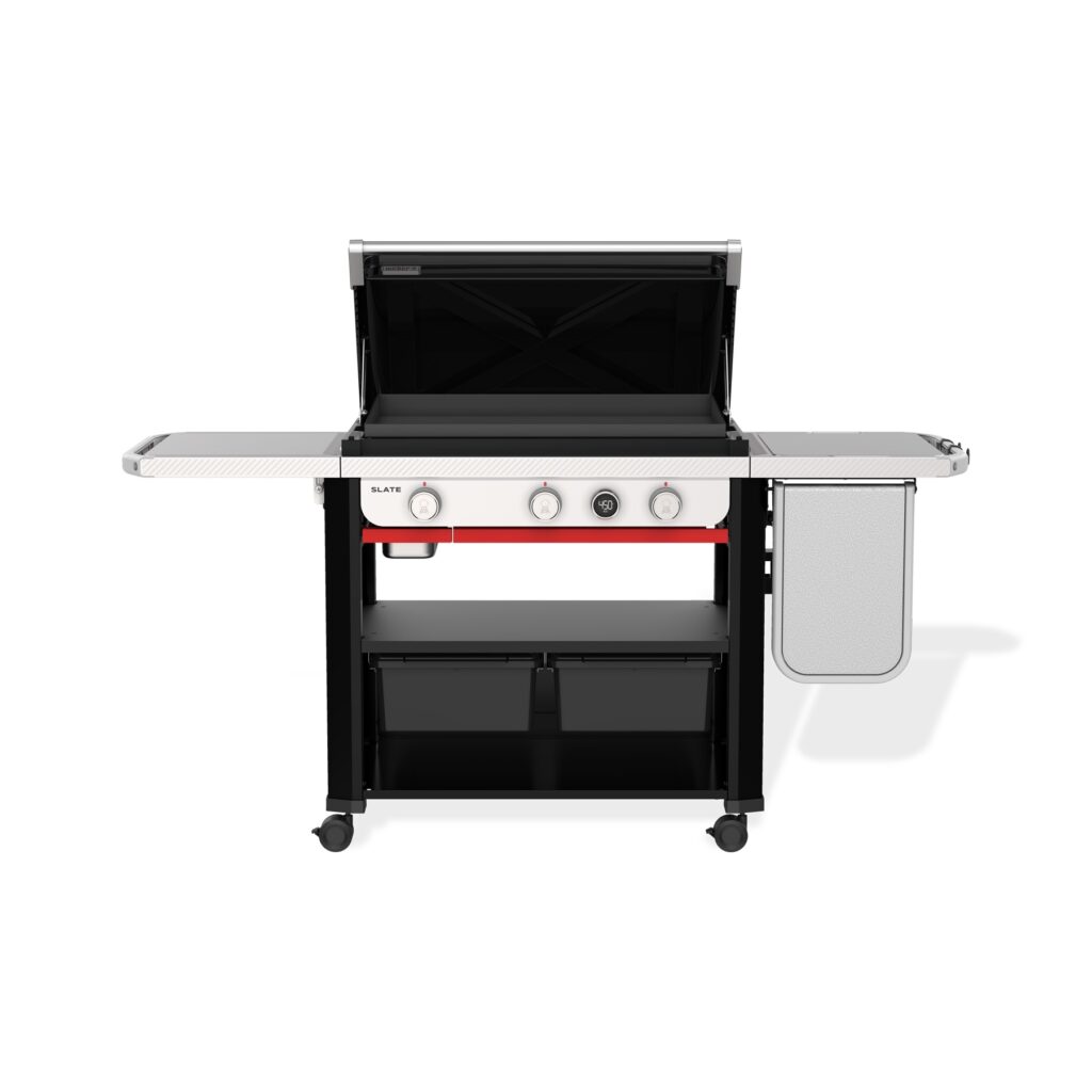 Weber Slate 30 Inch Griddle with Extending Side Table