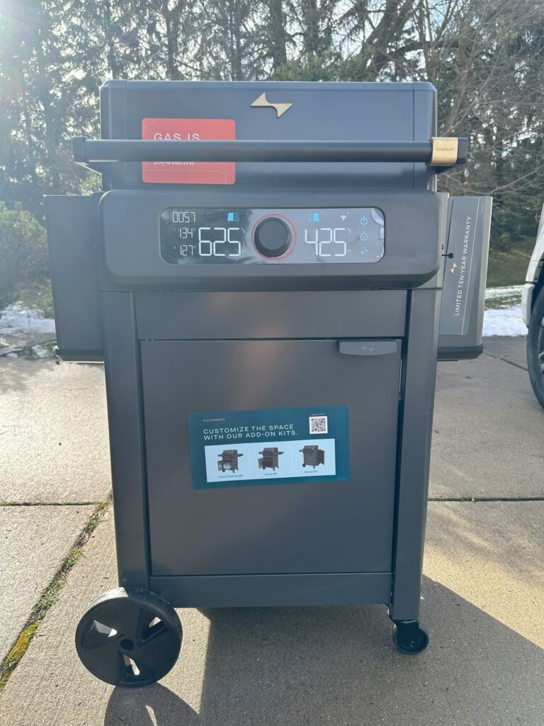 Current Backyard Electric Grill on a Sunny Day