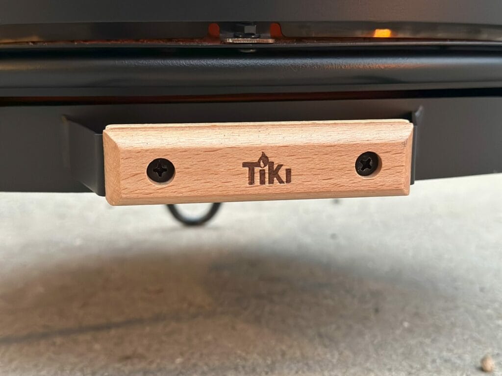 TIKI Logo on TIKI Fire Pit