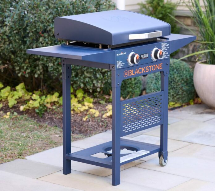 Blackstone 2-Burner QVC Model in Navy Blue