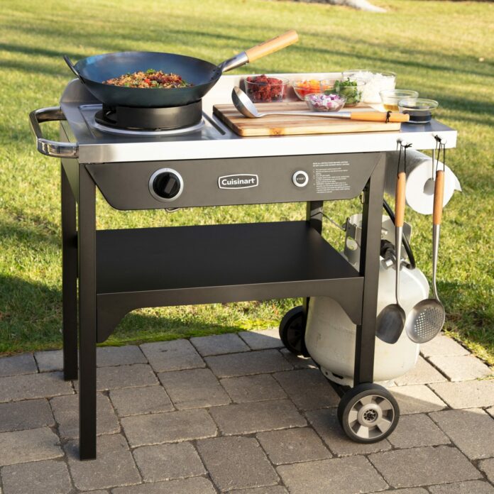 Cuisinart Outdoors - Outdoor Wok Station Cooking Rice