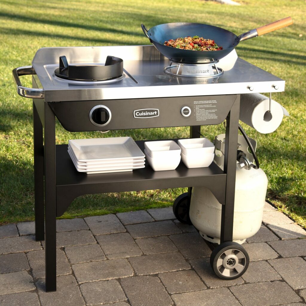 Cuisinart Outdoors - Outdoor Wok Station - Prep Space