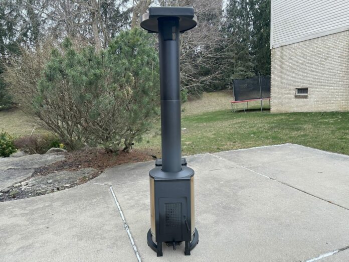 Solo Stove Tower Pellet Fueled Patio Heater Assembled