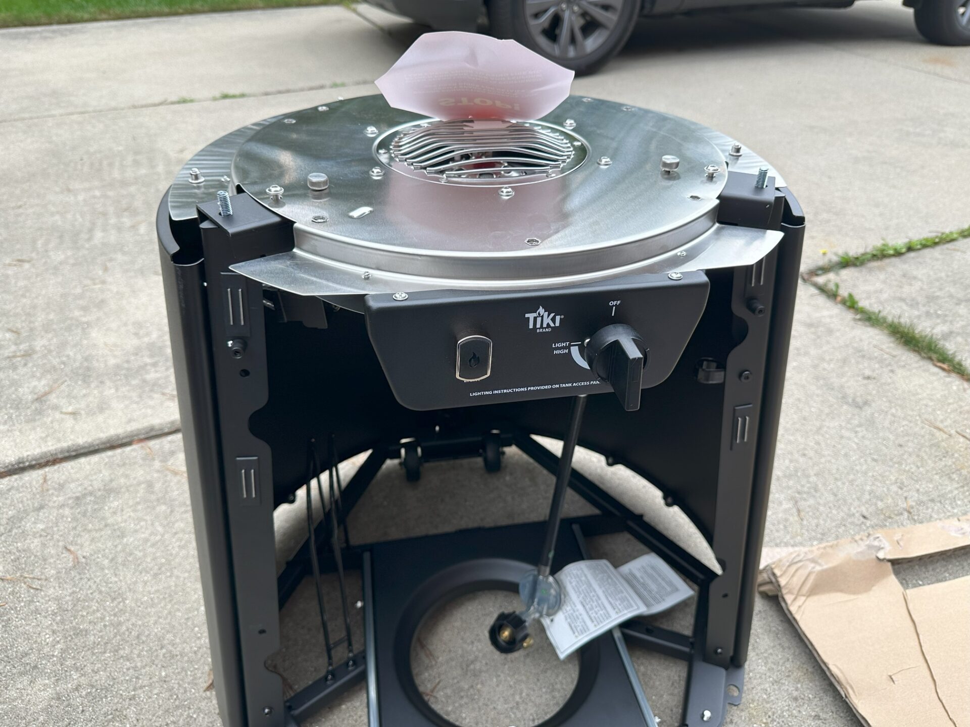 TIKI Propane Fire Pit Review - Very Versatile and a Great Design ...