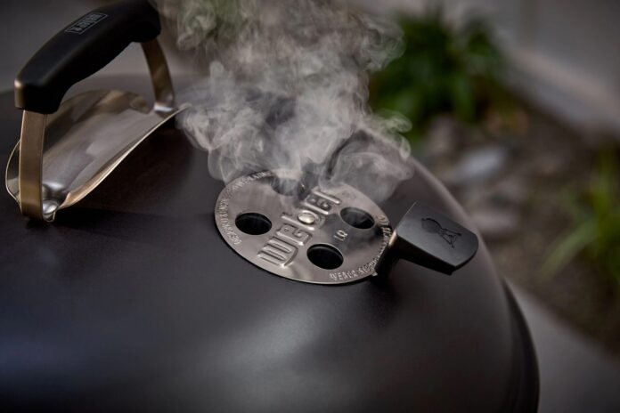 Matte Black Weber Kettle Charcoal Grill