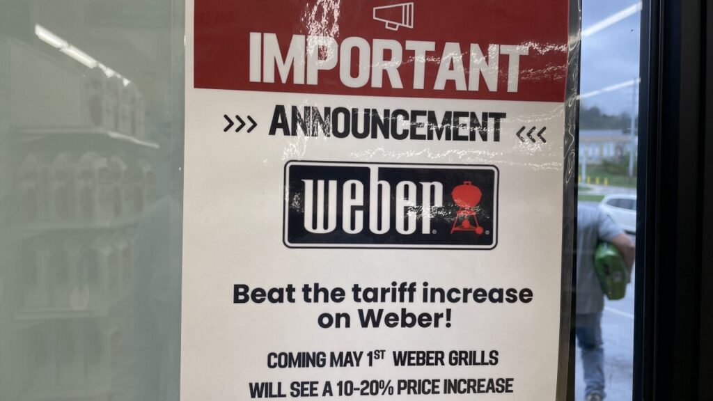 Weber Tariff Price Increase
